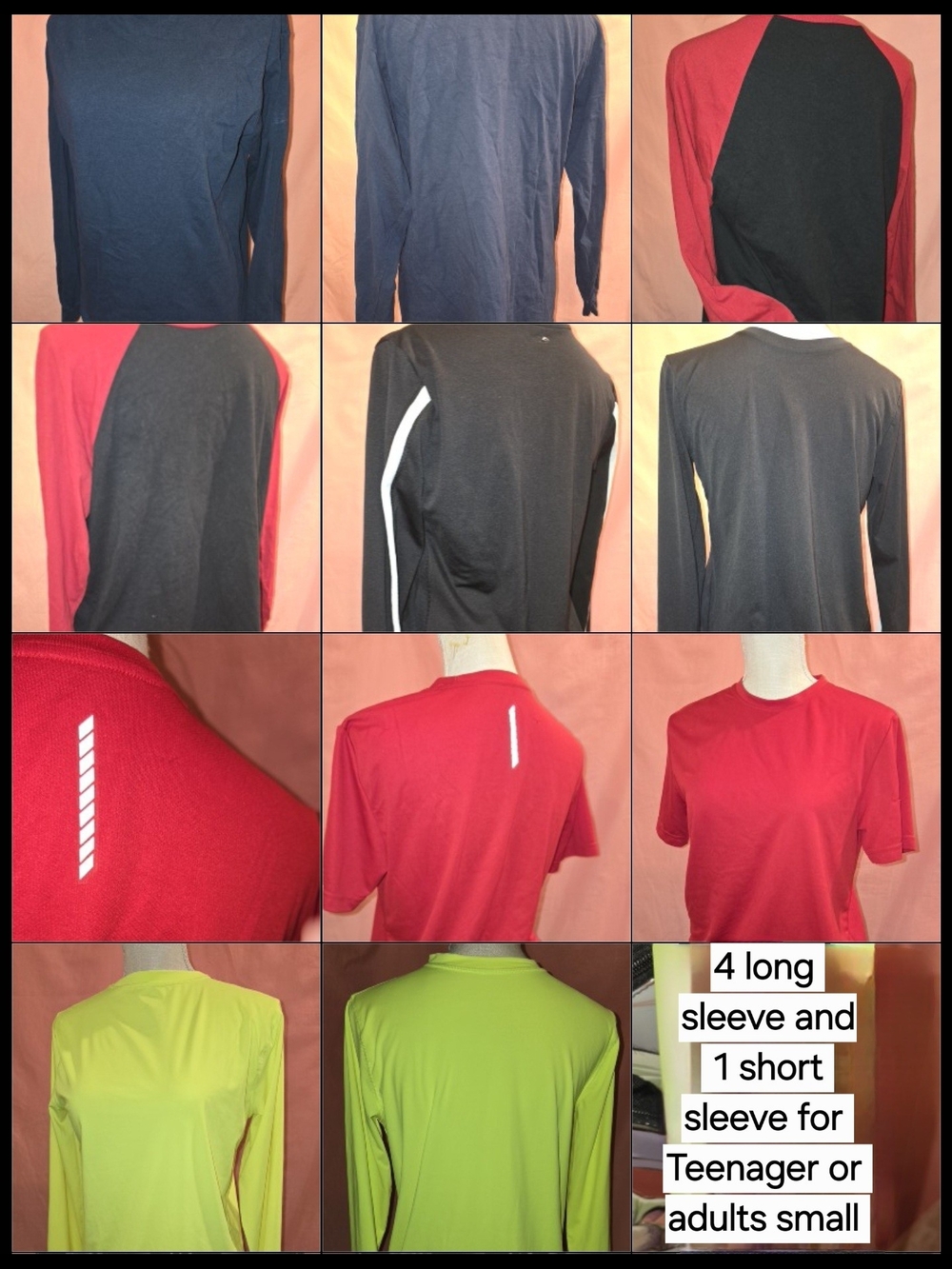 Mix Bundle Short And Long Sleeve T.shirt Size M.L For Teens Or Adults S.M